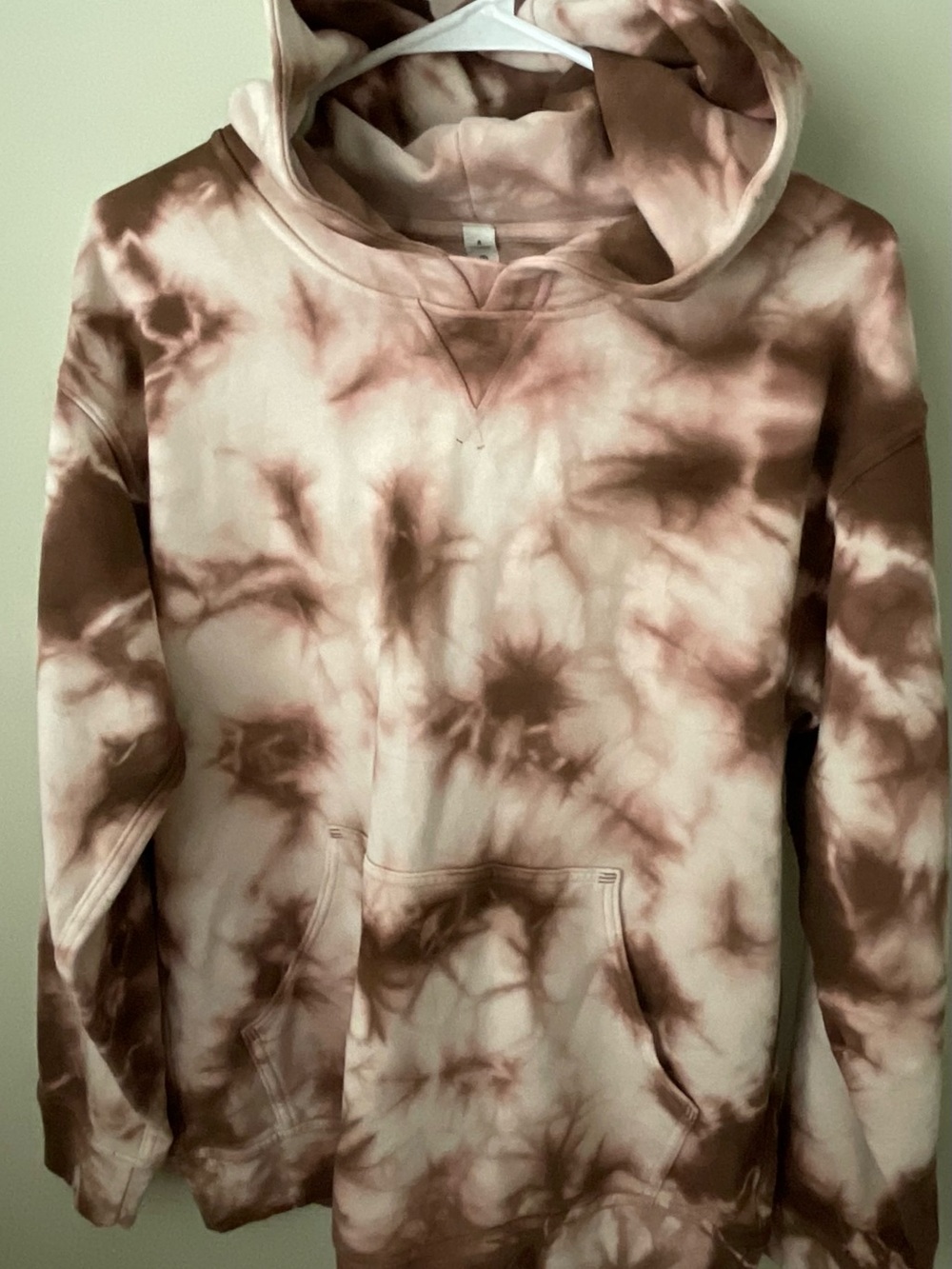 lululemon athletica Tie-Dye Crewneck Hoodie - Pink & Brown